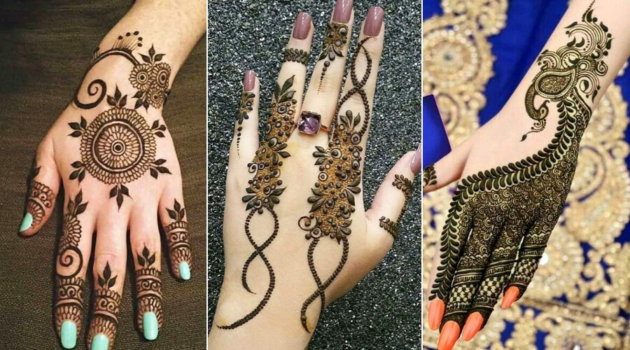 Beautiful Mehndi Design for Front Hands