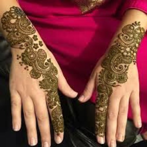 Jewelry Finger Mehndi Design